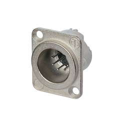 MALE 7-PIN W SOLDER TERMINALS AND LATCH