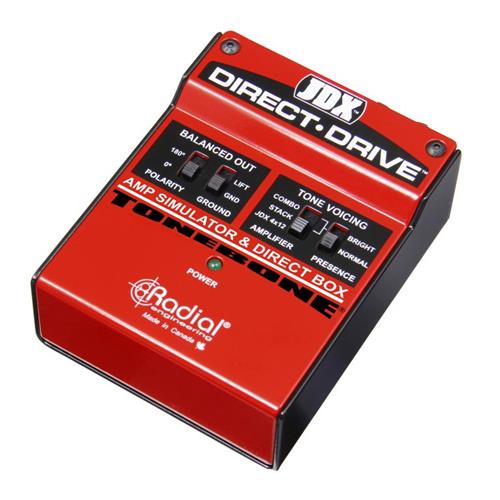 Radial JDX DIRECT-DRIVE - Guitar amp simulator with 3 amp settings and balanced DI out