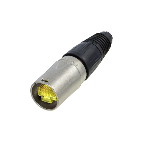 etherCON cable carrier for non-preassembled cables nickel