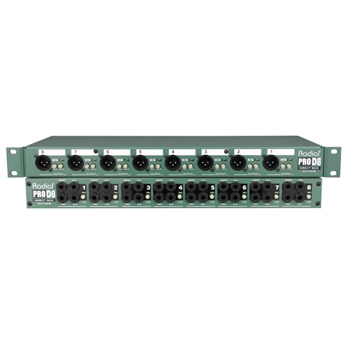 Radial PROD8 - Passive 8 channel DI, Radial transformers, 19