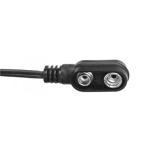 Cioks Type 6 - 9V battery clip, 30cm (black)