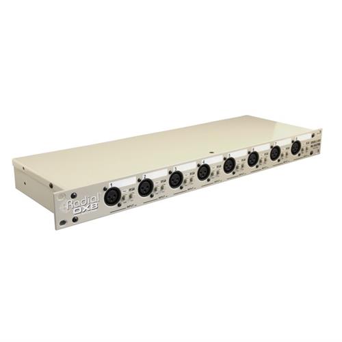 Radial OX8-R - 8 channel mic splitter with Eclipse isolation transformers, D-subs & XLRs 