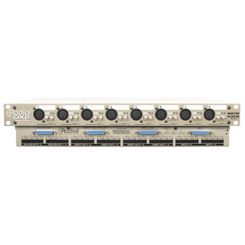 Radial OX8-R - 8 channel mic splitter with Eclipse isolation transformers, D-subs & XLRs 