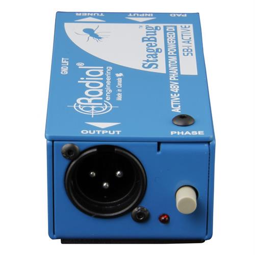 Radial SB-1 - Compact Active DI for acoustic guitar, pad, 48V phantom powered 