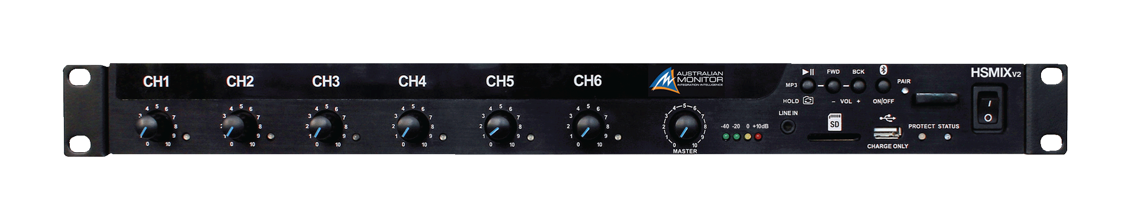 Rackmount Mixer 1 Ru 9 Inputs Renam - Amber Technology New Zealand
