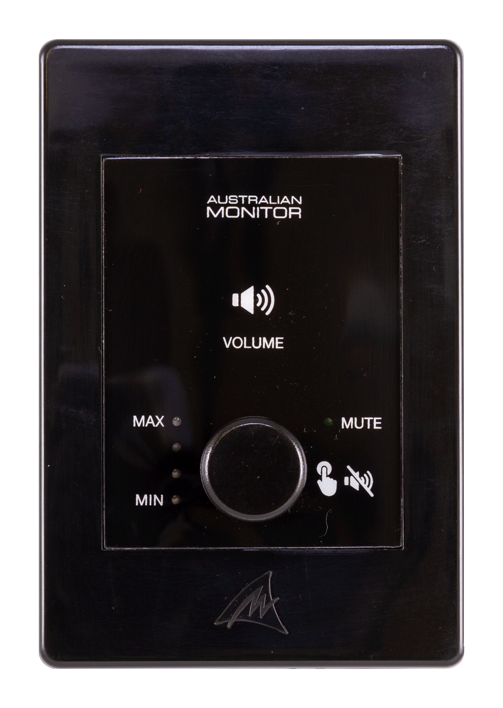 Wall Mount Vol Control Black WPVOL- - Amber Technology New Zealand