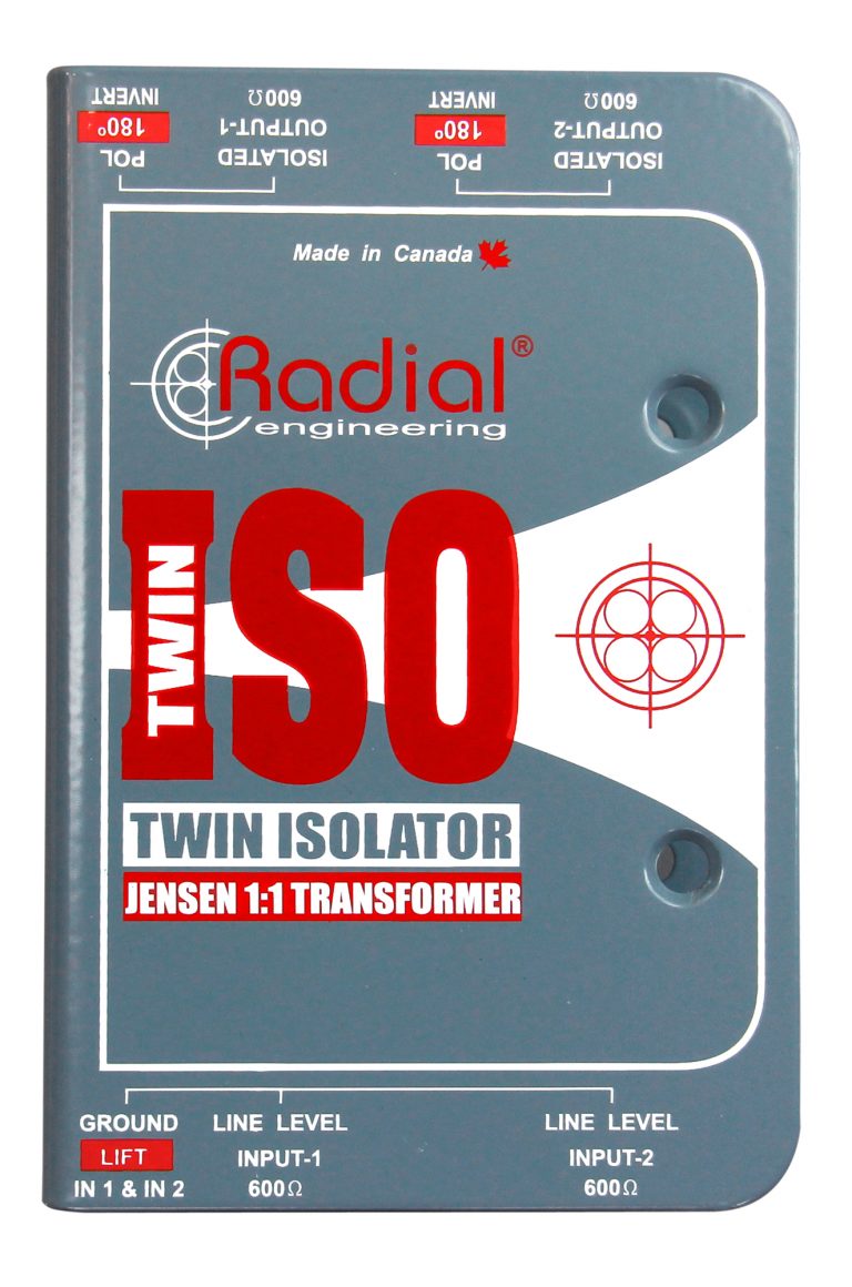 RADIAL TWIN-ISO Line level isolat Radial Engineering Amber Technology  New Zealand
