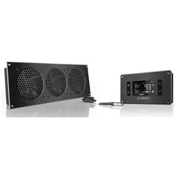 Airplate T9 Pro Cabinet cooler 3 x 120mm fans EXHAUST BLACK ATC LCD Controller + Powerpack