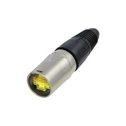 etherCON cable carrier for non-preassembled cables nickel