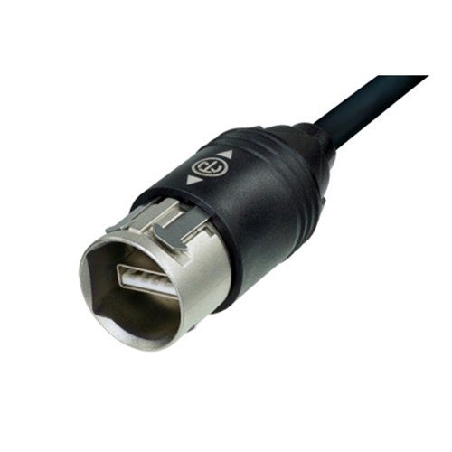 USB PATCH CABLE - 5M SHIELDED CONNECTION USB 2.0 COMPLIANT
