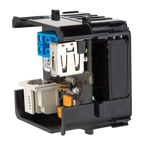 SM-MINI Silver with Splitter Bezel Mini 3/2/1 + Splitter Surface Mount iPort