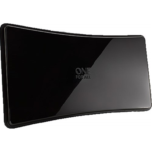 Amplified Indoor Antenna; 42dB DVB-T/DAB, covers up to 15km OneForAll